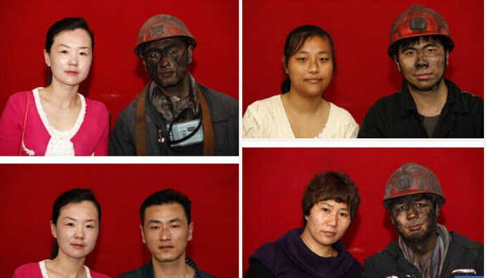 采煤前后对比 采煤前后对比